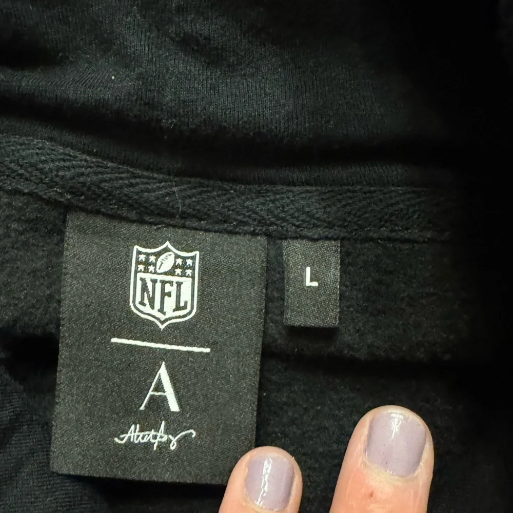 Unisex Aleali May x No Collar ID Black Los Angeles Rams Stacked Hoodie